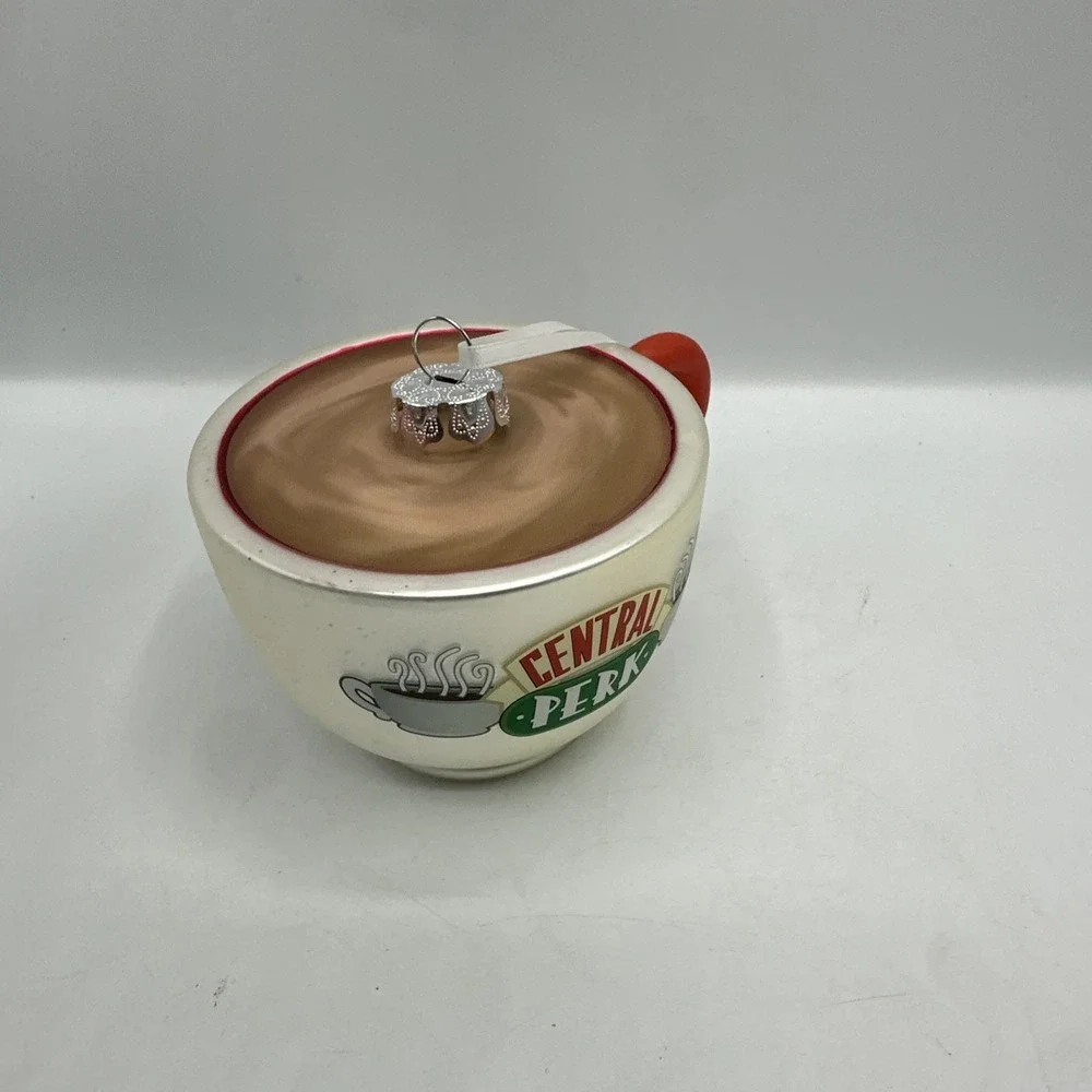 Hallmark Friends Central Perk Coffee Cup‎ Ceramic Holiday Christmas Ornament
